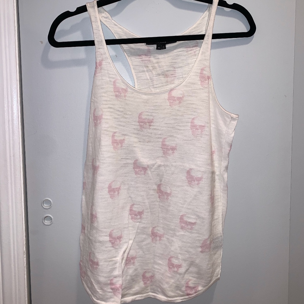 Skull Cashmere Sleeveless Top
